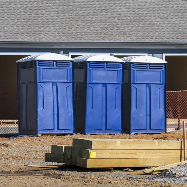 is there a specific order in which to place multiple porta potties in Perryopolis PA